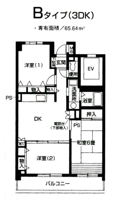 ベルストーン本牧 間取り図