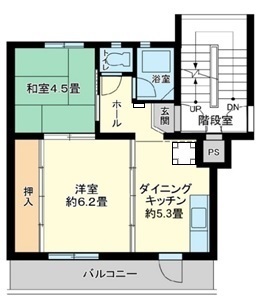 下九沢第4　20号棟 間取り図