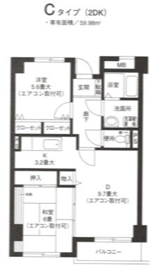 ヒルサイド森 間取り図