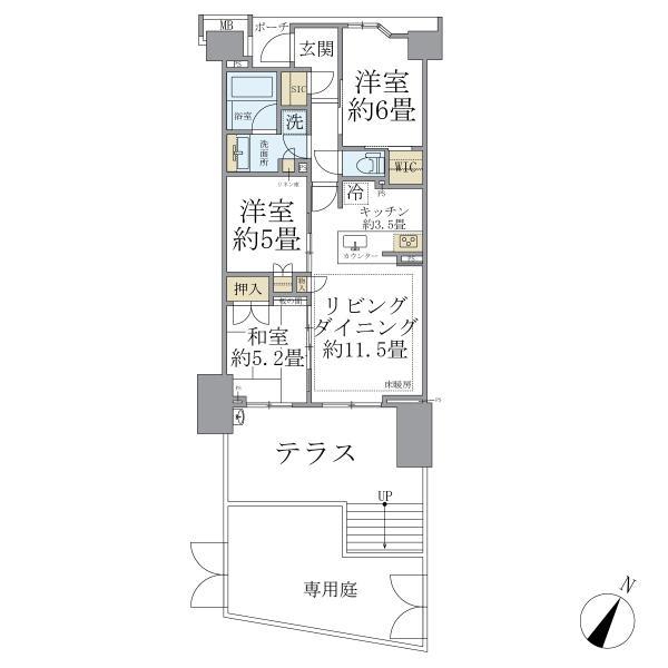 Ｂｒｉｌｌｉａ　Ｃｉｔｙ　横浜磯子　Ｉ棟 間取り図