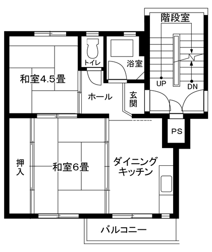 藤沢湘南台　6号棟 間取り図