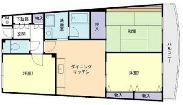 フェアネスハイム 間取り図
