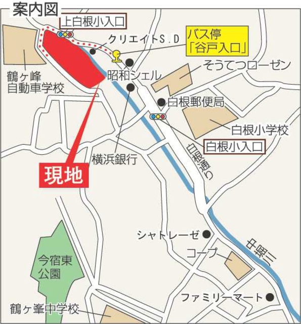 上白根　9号棟 地図