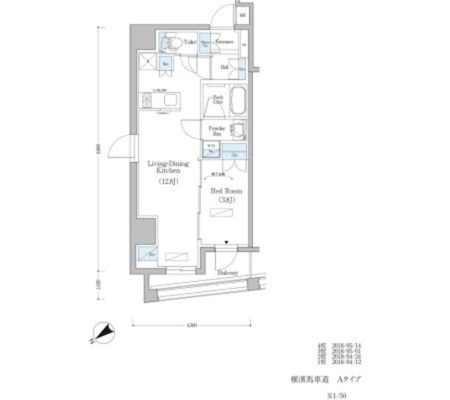 アーバネックス横濱馬車道 間取り図