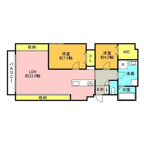 シェリーヒルズ横浜 間取り図