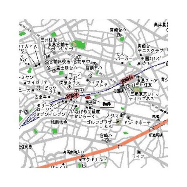 グリーンフォレスト宮前平 地図